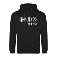 Unisex Hoodie Denmark my love Größe S-3XL