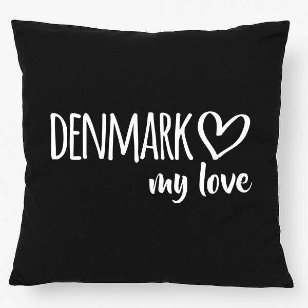 Kissen Denmark my love 40x40cm