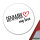 Aufkleber Denmark my love 10cm Sticker