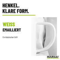 Emaille Tasse Slovenia my love in Weiß, 300 ml