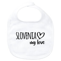 Baby Lätzchen Slovenia my love