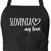 Schürze Slovenia my love