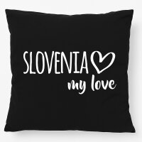 Kissen Slovenia my love 40x40cm