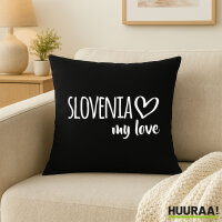 Kissen Slovenia my love 40x40cm