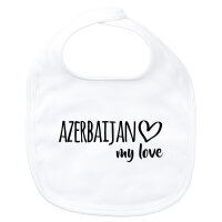 Baby L&auml;tzchen Azerbaijan my love Klettverschluss