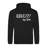 Unisex Hoodie Albania my love Größe S-3XL