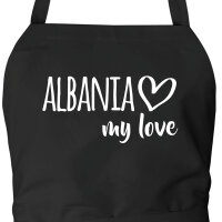 Schürze Albania my love