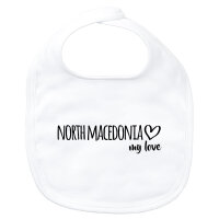 Baby Lätzchen North Macedonia my love