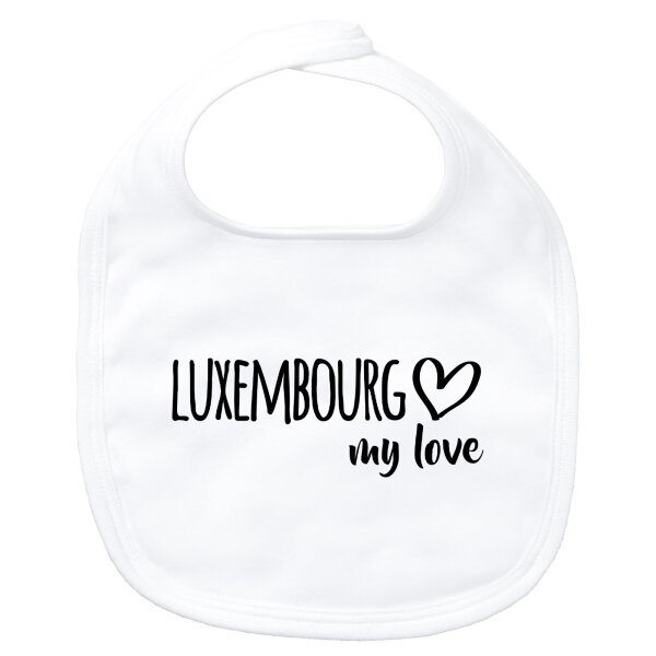 Baby Lätzchen Luxembourg my love