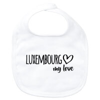 Baby Lätzchen Luxembourg my love