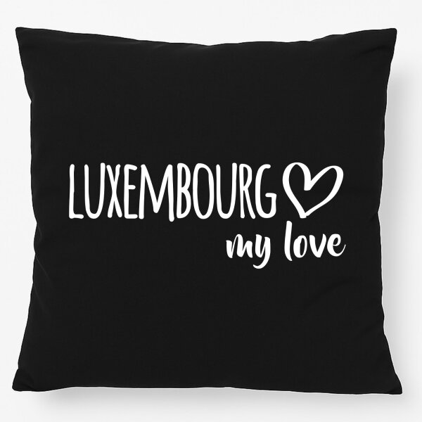 Kissen Luxembourg my love 40x40cm