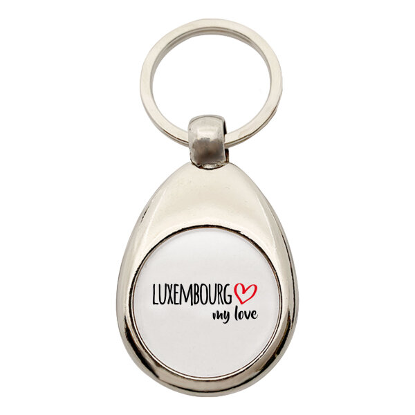 Schlüsselanhänger Luxembourg my love