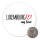 Magnet Luxembourg my love 59mm Kühlschrankmagnet