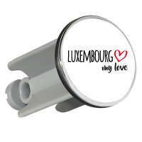 Waschbeckenstöpsel Luxembourg my love 4cm Abflussstopfen