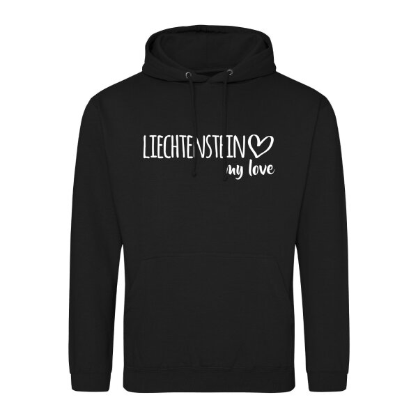 Unisex Hoodie Liechtenstein my love Größe S-3XL