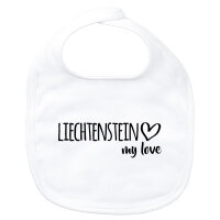 Baby L&auml;tzchen Liechtenstein my love Klettverschluss