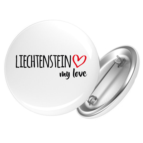 Button Liechtenstein my love