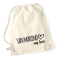 Turnbeutel San Marino my love 12 Liter