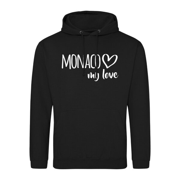 Unisex Hoodie Monaco my love Größe S-3XL