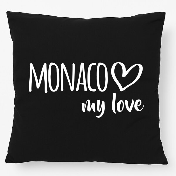 Kissen Monaco my love 40x40cm