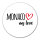 Aufkleber Monaco my love 10cm Sticker
