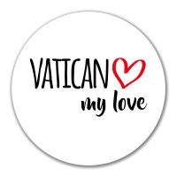 Aufkleber Vatican my love 10cm Sticker