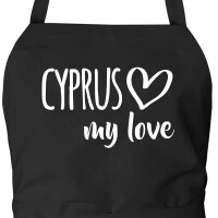 Schürze Cyprus my love