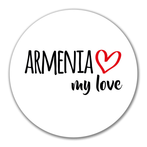 Aufkleber Armenia my love 10cm Sticker