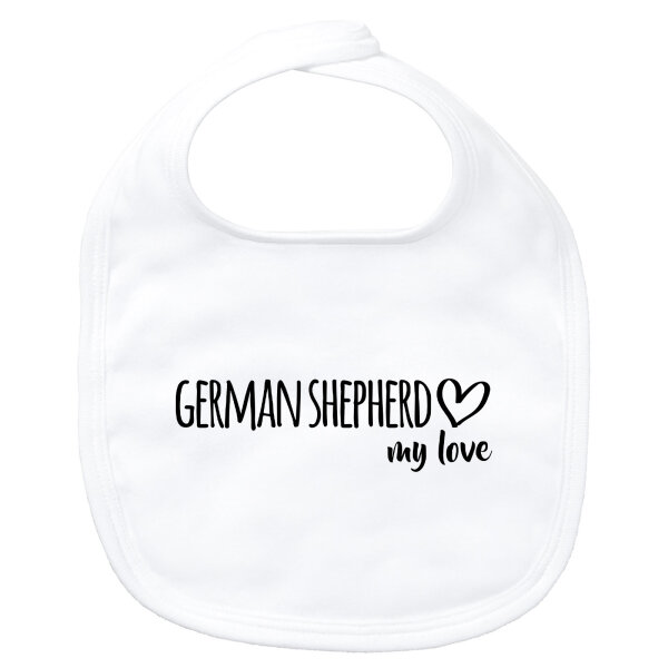 Baby Lätzchen German Shepherd my love