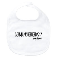 Baby Lätzchen German Shepherd my love