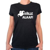 Damen T-Shirt Kölle Alaaf Narrenkappe...