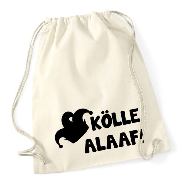 Turnbeutel Kölle Alaaf Narrenkappe 12 Liter