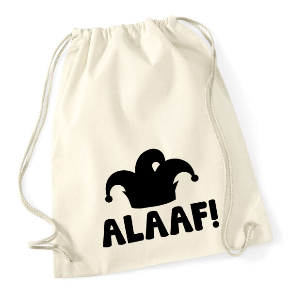 Turnbeutel Alaaf Narrenkappe 12 Liter