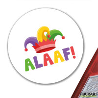 Aufkleber Alaaf Narrenkappe 10cm Sticker