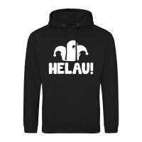Unisex Hoodie Helau Narrenkappe Größe S-3XL