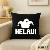 Kissen Helau Narrenkappe 40x40cm