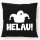 Kissen Helau Narrenkappe 40x40cm