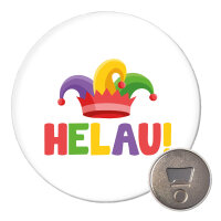 Magnet Helau Narrenkappe 59mm Kühlschrankmagnet Flaschenöffner