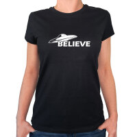 Damen T-Shirt UFO Believe Größe XS-XXL