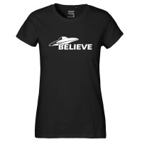 Damen T-Shirt UFO Believe Größe XS-XXL