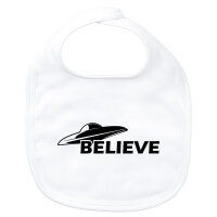 Baby Lätzchen UFO Believe Klettverschluss