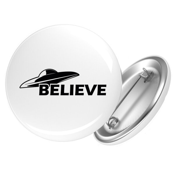 Button UFO Believe