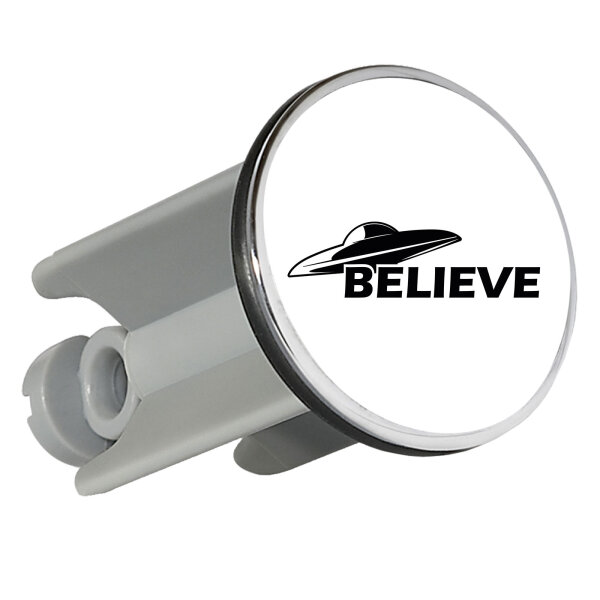 Waschbeckenstöpsel UFO Believe 4cm Abflussstopfen