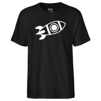 Herren T-Shirt Rakete Raumschiff Größe S-3XL