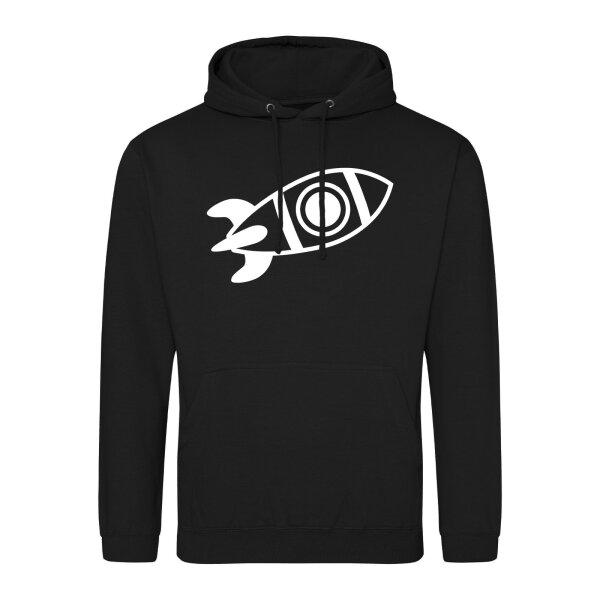 Unisex Hoodie Rakete Raumschiff Größe S-3XL