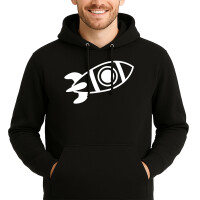 Unisex Hoodie Rakete Raumschiff Größe S-3XL