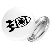 Button Rakete Raumschiff