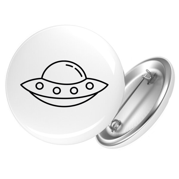 Button Raumschiff UFO
