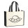 Jutetasche Raumschiff UFO 21 Liter Black