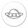 Aufkleber Raumschiff UFO 10cm Sticker
